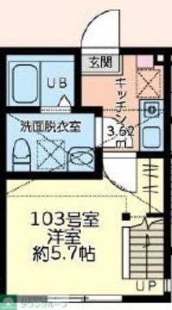 リアンスコートRSの物件間取画像